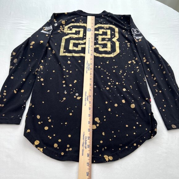 King Black Champion Racing Series #23 Long Sleeve Tee Graphic Jersey Womens XL - Picture 10 of 11